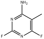 2,6-DIFLUORO-5-METHYLPYRIMIDIN-4-YLAMINE Struktur