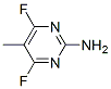 18260-79-2 2-Pyrimidinamine, 4,6-difluoro-5-methyl- (9CI)