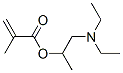 2-(diethylamino)-1-methylethyl methacrylate  Structure