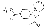 182621-53-0 (4-(N-甲基乙酰胺基)-4-苯基哌啶-1-基)氨基甲酸叔丁酯