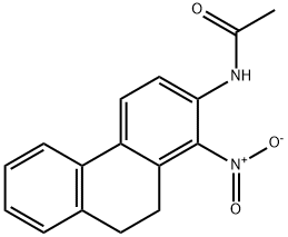 N-(9,10-Dihydro-1-nitrophenanthren-2-yl)acetamide Structure