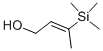 (E)-3-TRIMETHYLSILANYLBUT-2-EN-1-OL 结构式