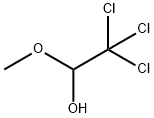 2,2,2-トリクロロ-1-メトキシエタノール 化学構造式