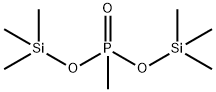 Methylphosphonic acid bis(trimethylsilyl) ester, 18279-83-9, 结构式