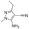 Pyrazole-4-carbonitrile, 5-amino-3-ethyl-1-methyl- (8CI)|