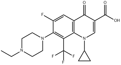 3-Quinolinecarboxylic acid, 1-cyclopropyl-7-(4-ethyl-1-piperazinyl)-6-fluoro-1,4-dihydro-4-oxo-8-(trifluoroMethyl)-|