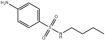 4-amino-N-butylbenzenesulfonamide Structure