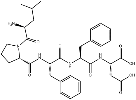 LEU-PRO-PHE-PHE-ASP 结构式