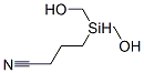 4-(dihydroxymethylsilyl)butyronitrile Struktur