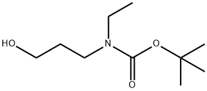 エチル3-ヒドロキシプロピルカルバミン酸TERT-ブチル 化学構造式