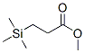 3-(Trimethylsilyl)propanoic acid methyl ester Struktur