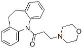 10,11-Dihydro-5-(3-morpholino-1-oxopropyl)-5H-dibenz[b,f]azepine Struktur