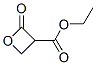 3-Oxetanecarboxylicacid,2-oxo-,ethylester(9CI) Structure