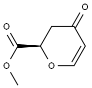 2H-Pyran-2-carboxylicacid,3,4-dihydro-4-oxo-,methylester,(2R)-(9CI) Structure