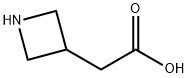 氮杂环丁烷-3-乙酸 结构式