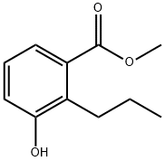 methyl 3-hydroxy-2-propylbenzoate 化学構造式