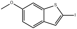 Benzo[b]thiophene, 2-iodo-6-Methoxy- 化学構造式