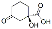 Cyclohexanecarboxylic acid, 1-hydroxy-3-oxo-, (R)- (9CI),183134-62-5,结构式