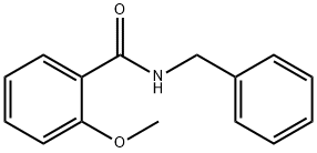 N-苄基-2-甲氧基苯甲酰胺 结构式