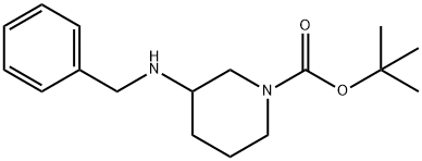 Tert-butyl 3-(benzylamino)piperidine-1-carboxylate Structure