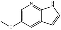 5-甲氧基-7-氮杂吲哚, 183208-36-8, 结构式