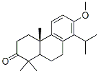 14-Isopropyl-13-methoxypodocarpa-8,11,13-trien-3-one Struktur