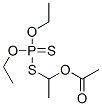 ホスホロジチオ酸O,O-ジエチルS-(1-アセトキシエチル) 化学構造式