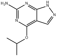 1H-Pyrazolo[3,4-d]pyrimidin-6-amine, 4-(1-methylethoxy)- 化学構造式