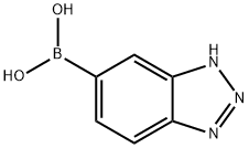 1H-1,2,3-苯并三氮唑-5-基硼酸,183282-45-3,结构式