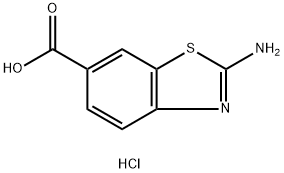 2-AMinobenzothiazole-6-carboxylic Acid Hydrochloride Struktur