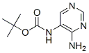 Carbamic acid, (4-amino-5-pyrimidinyl)-, 1,1-dimethylethyl ester (9CI) Structure