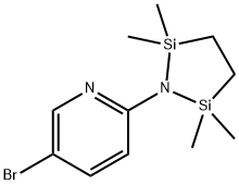 5-bromo-2-(2,2,5,5-tetramethyl-
1,2,5-azadisilolidin-1-yl)pyridine,183311-60-6,结构式