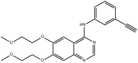 エルロチニブ 化学構造式