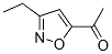 Ethanone, 1-(3-ethyl-5-isoxazolyl)- (9CI) Structure