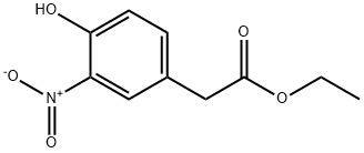 Ethyl(4-hydroxy-3-nitrophenyl)acetate Struktur