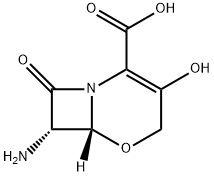 5-Oxa-1-azabicyclo[4.2.0]oct-2-ene-2-carboxylicacid,7-amino-3-hydroxy-8-oxo-,(6R-trans)-(9CI) 结构式