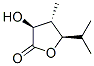 2(3H)-Furanone,dihydro-3-hydroxy-4-methyl-5-(1-methylethyl)-,(3S,4S,5R)-(9CI) 结构式