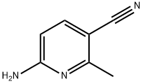 6‐アミノ‐2‐メチルニコチノニトリル 化学構造式