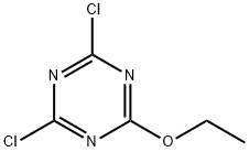 2,4-二氯-6-乙氧基-1,3,5-三嗪 结构式