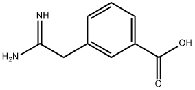 3-(2-氨基-2-亚氨基乙基)苯甲酸, 183430-28-6, 结构式