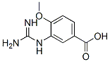 Benzoic acid, 3-[(aminoiminomethyl)amino]-4-methoxy- (9CI) 结构式