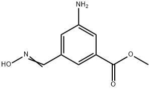Benzoic acid, 3-amino-5-[(hydroxyimino)methyl]-, methyl ester (9CI),183430-98-0,结构式