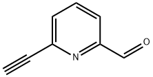 6-乙炔吡啶-2-甲醛 结构式