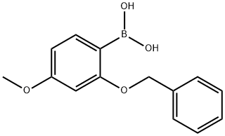 2-(苄氧基)-4-甲氧基苯基硼酸, 183474-19-3, 结构式