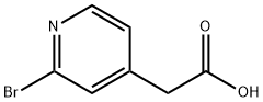 2-BROMO-4-PYRIDINE ACETIC ACID 化学構造式