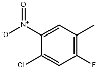 4-CHLORO-2-FLUORO-5-NITROTOLUENE Struktur