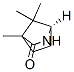 2-Azabicyclo[2.2.1]heptan-3-one,4,7,7-trimethyl-,(1R)-(9CI) 化学構造式