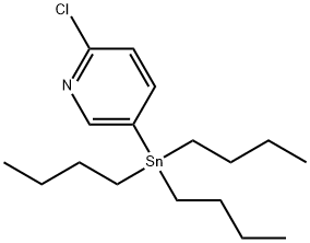 6-Chloro-3-(tributylstannyl)pyridine Struktur