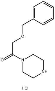 2-Benzyloxy-1-piperazin-1-yl-ethanone hydrochloride Structure