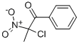 1-Propanone, 2-chloro-2-nitro-1-phenyl- (9CI) Structure